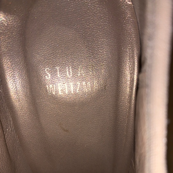 Stuart Weitzman Wood Stacked Platform Bootie 9 - Picture 6 of 9